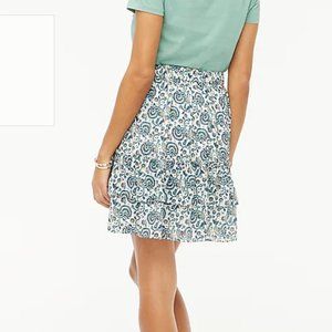 J Crew Factory NWT tiered ruffle skirt, sz M